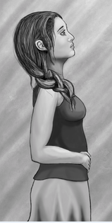 The Loss Mama I drew for a late term pregnancy loss group I am part of.